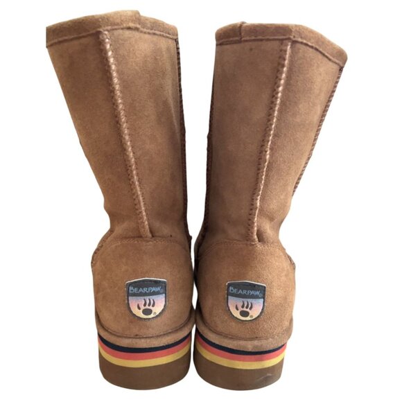 Bearpaw Retro Elle Suede Sheepskin platform boots size 11 - Picture 5 of 9